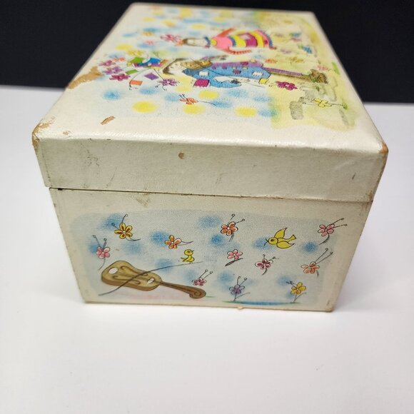 VTG Missing Ballerina Music Box Plays “Rain Drops Keep Falling On My Head” Japan - Picture 4 of 10